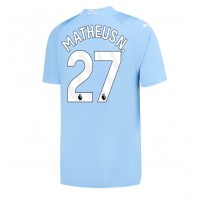 Manchester City Matheus Nunes #27 Heimtrikot 2023-24 Kurzarm